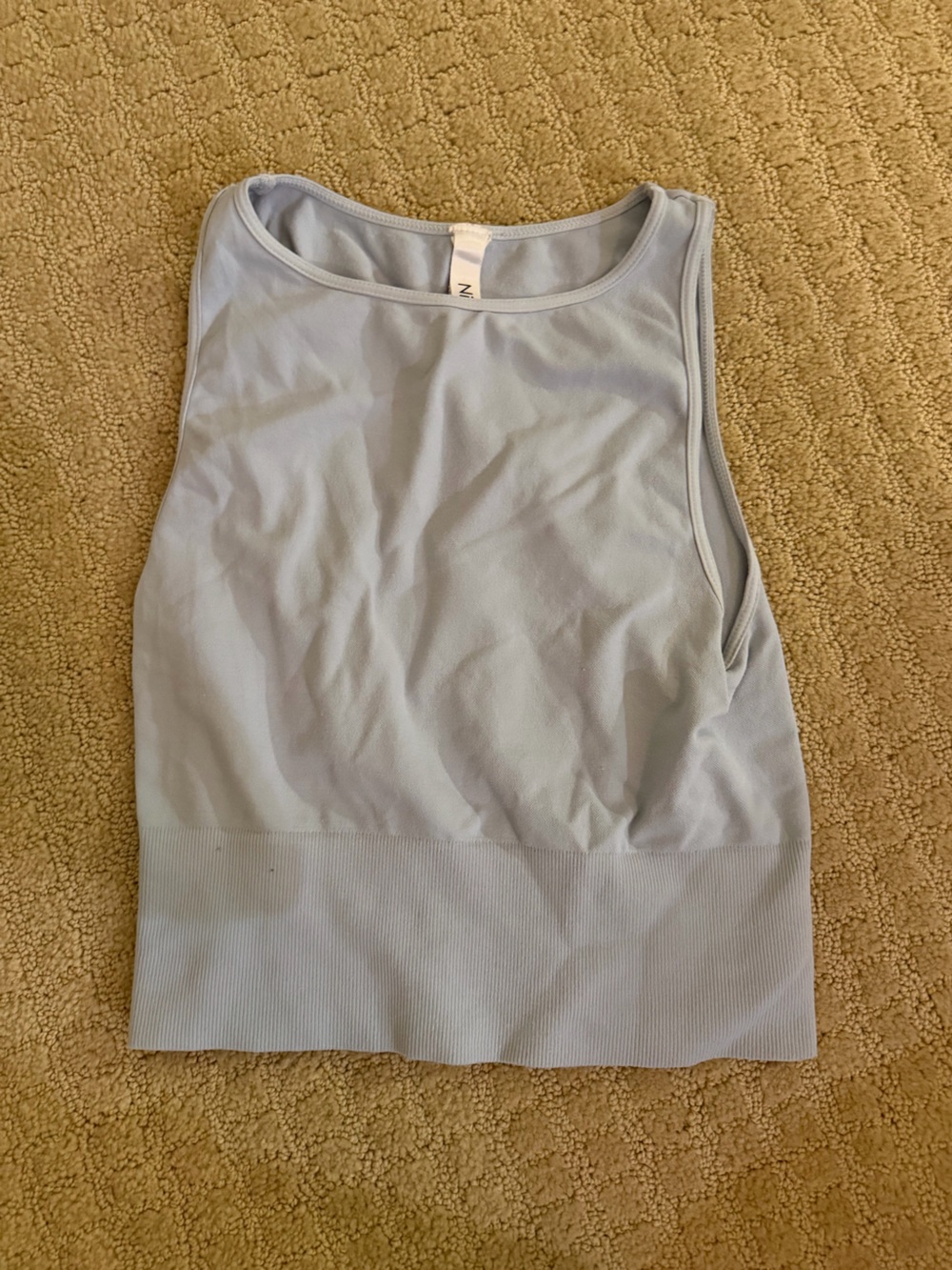 Light Blue Women's Seamless Tank Top
